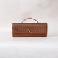 Artisan Crafted Flap Bag - Shinny Chestnut