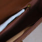 Artisan Crafted Flap Bag - Shinny Chestnut