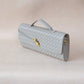 Artisan Crafted Flap Bag - Agate Grey