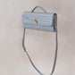 Artisan Crafted Flap Bag - Agate Grey
