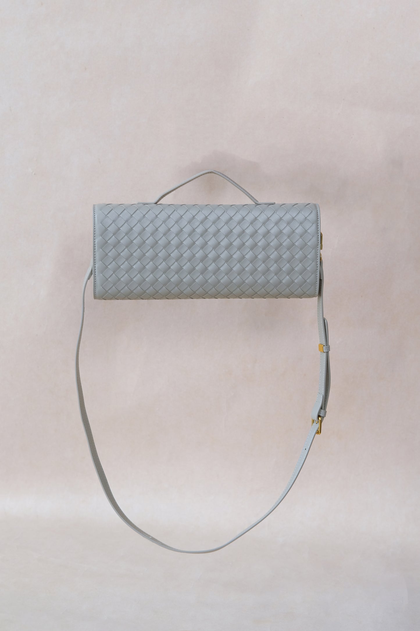 Artisan Crafted Flap Bag - Agate Grey
