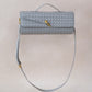 Artisan Crafted Flap Bag - Agate Grey