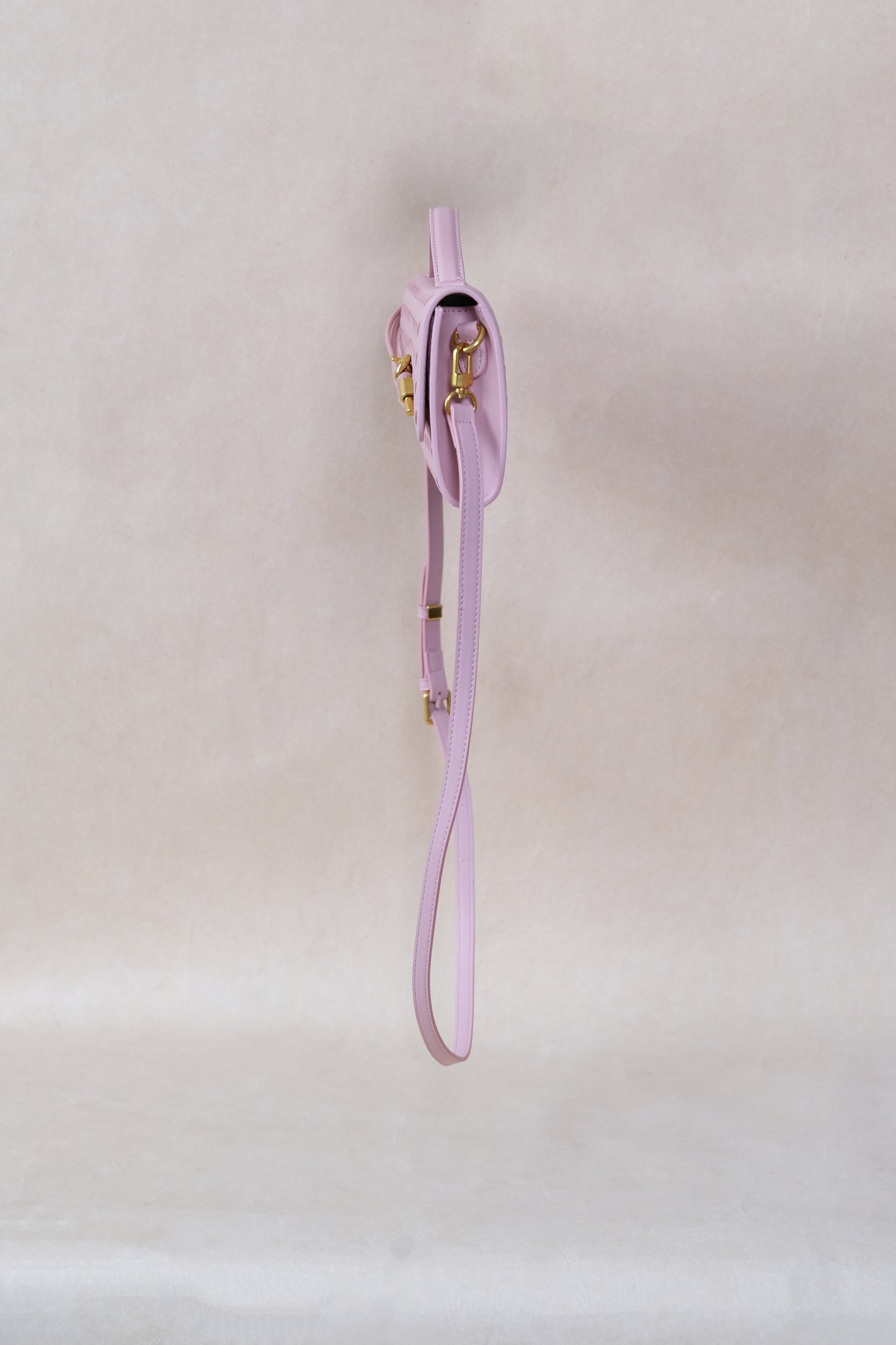 Artisan Crafted Flap Bag - Lotus Pink