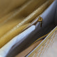 Artisan Crafted Flap Bag - Shinny gold