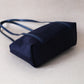 Matte Épure Carry Tote - Dark Blue