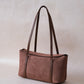 Matte Épure Carry Tote - Chestnut
