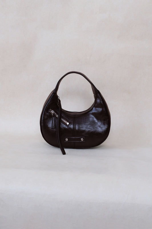 Véra Mini Hobo Bag - Coffee