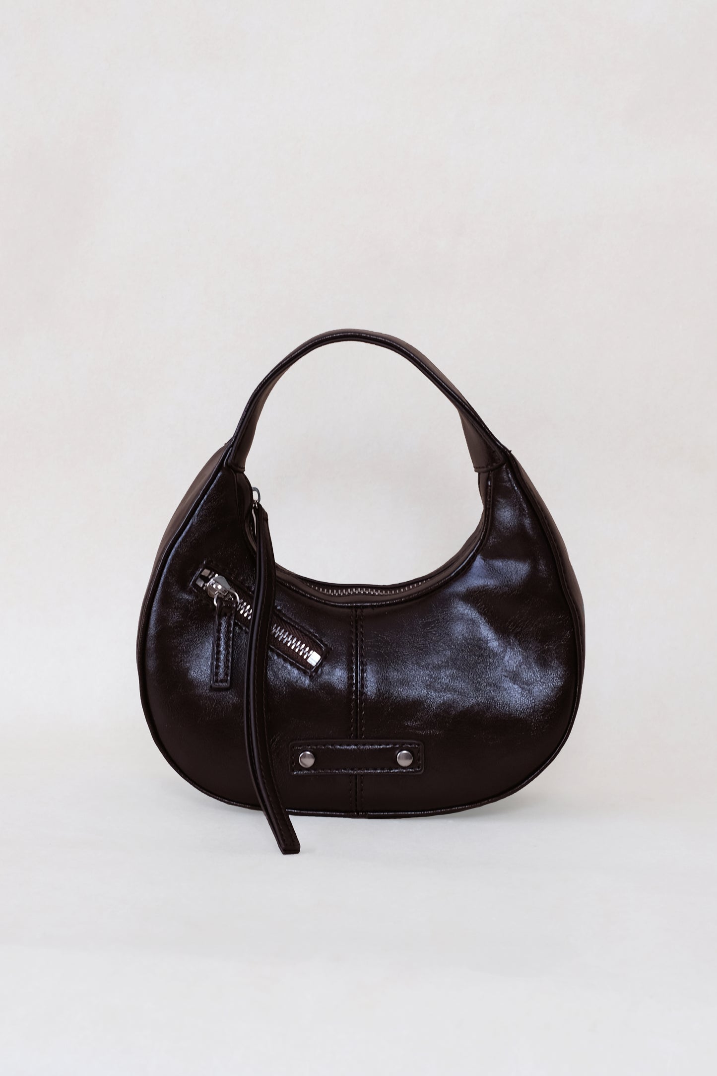 Véra Mini Hobo Bag - Coffee
