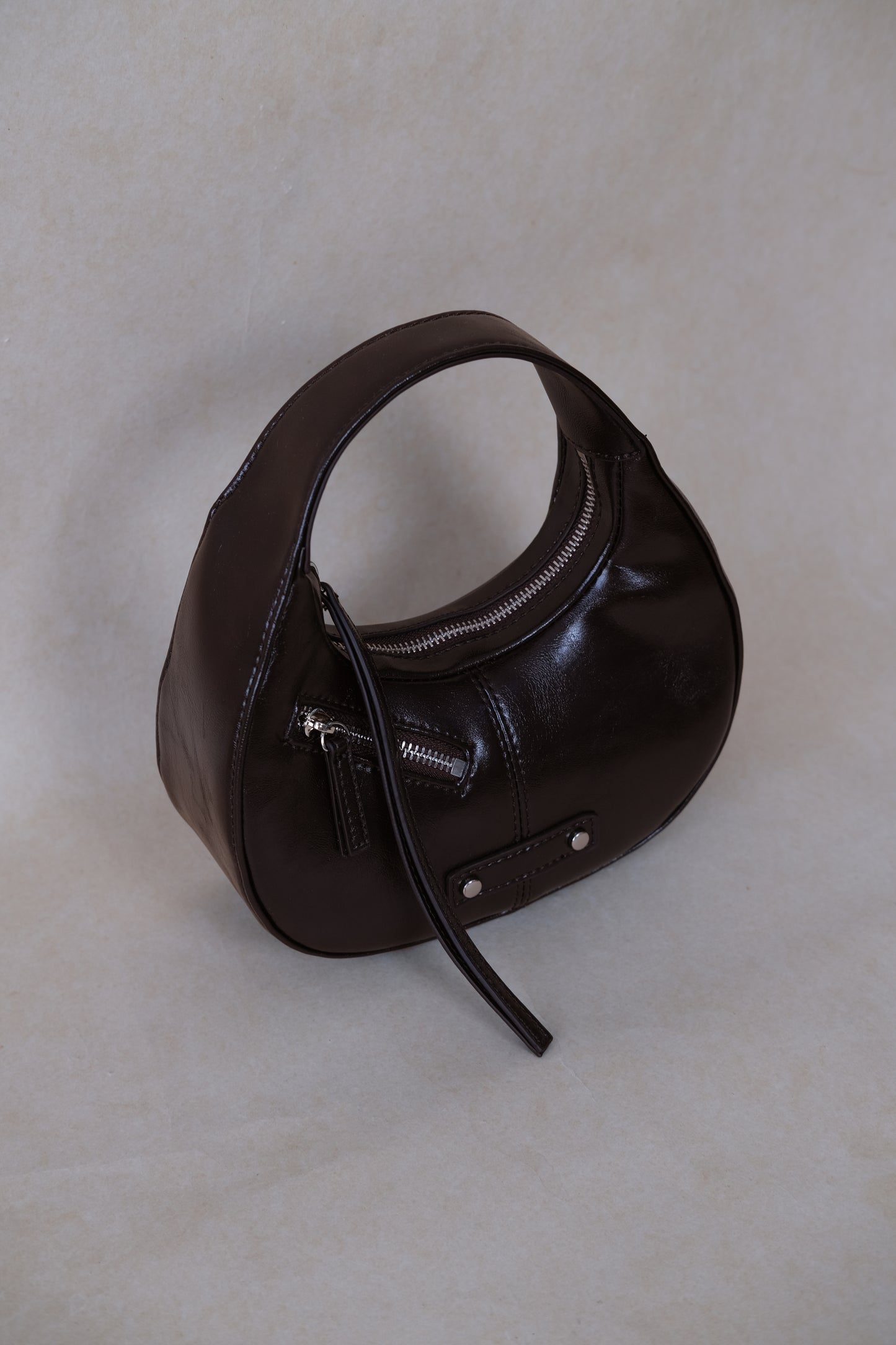 Véra Mini Hobo Bag - Coffee