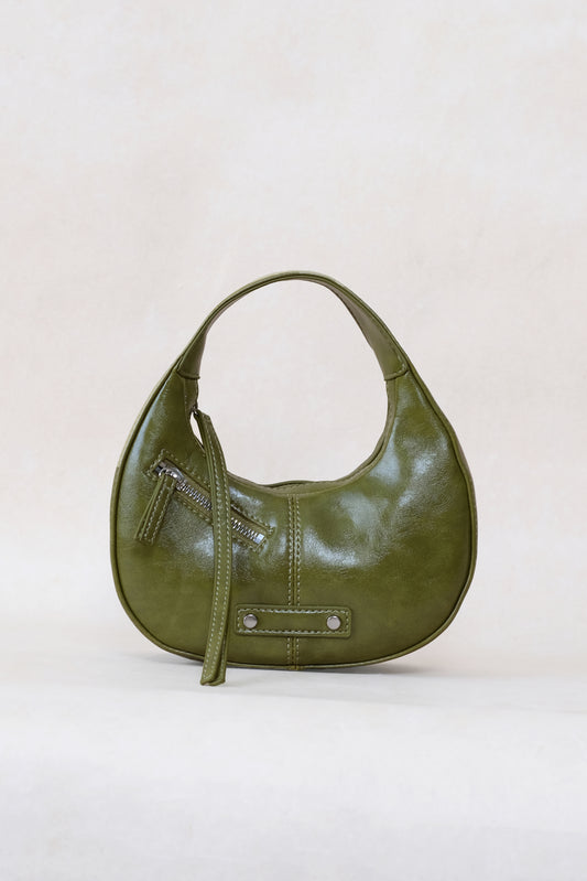 Véra Mini Hobo Bag - Green