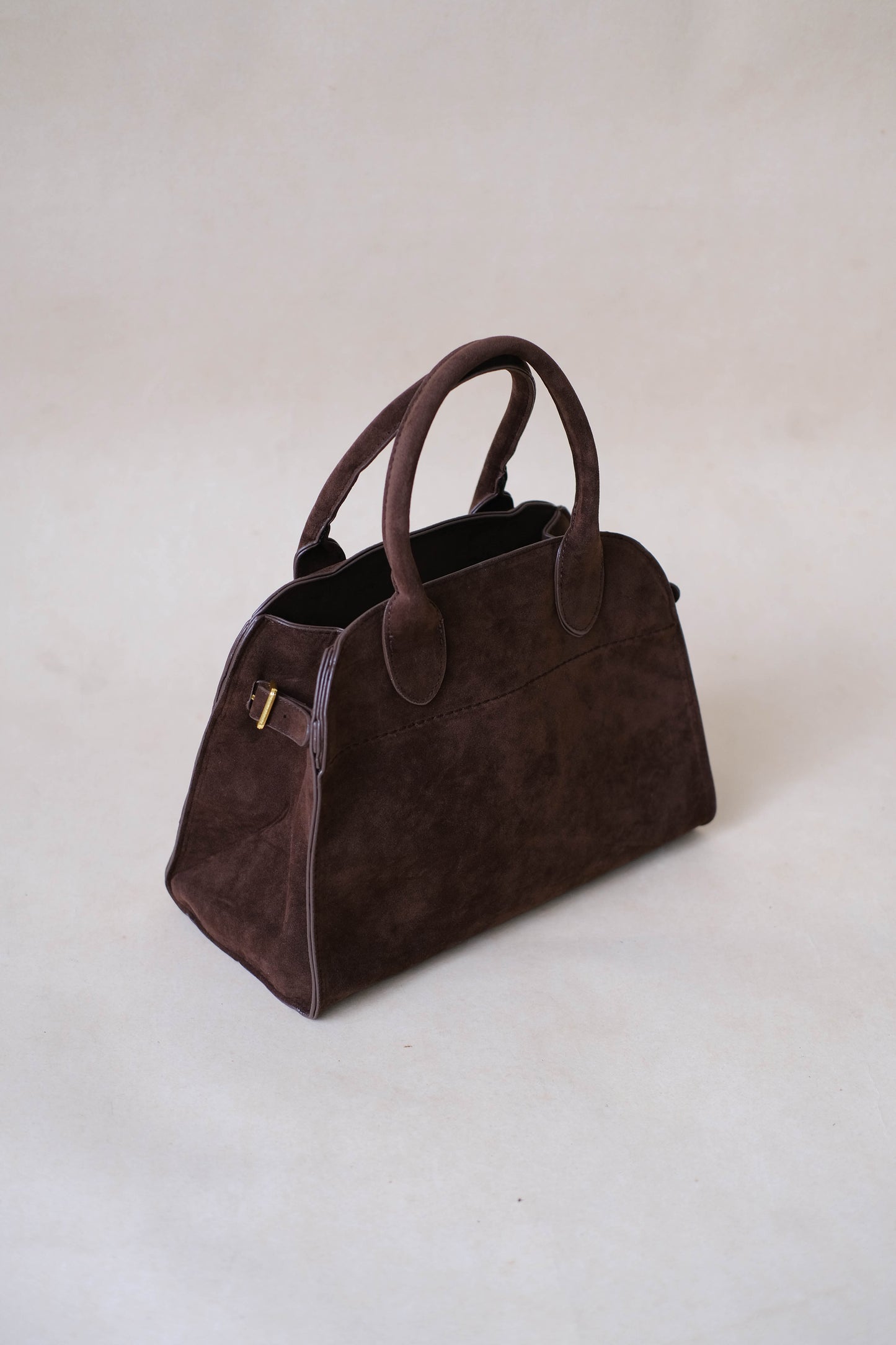 Matte PU Tote Crossbody Bag - Coffee