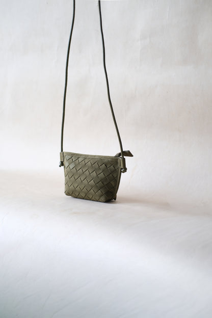 Mini Artisan Satchel - Olive Green