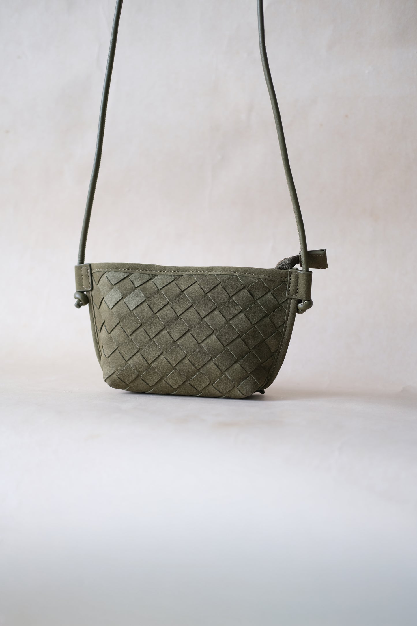 Mini Artisan Satchel - Olive Green