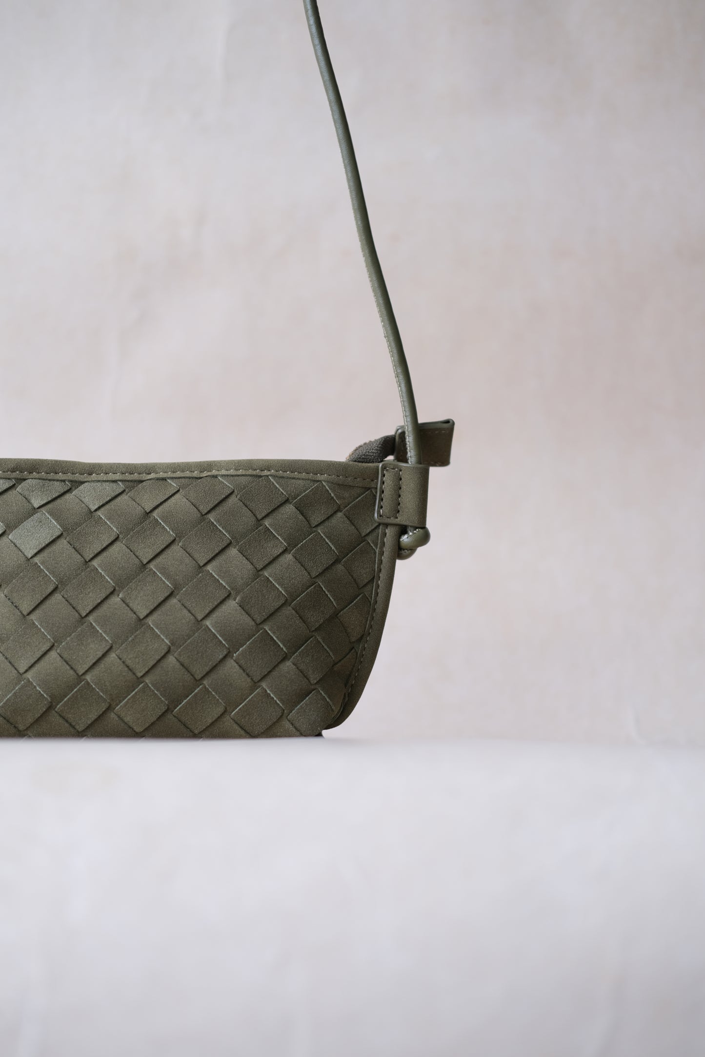 Mini Artisan Satchel - Olive Green