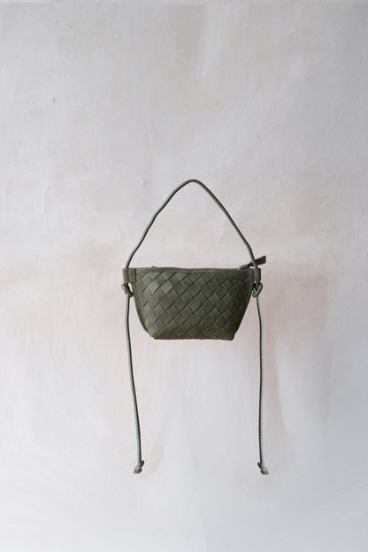 Mini Artisan Satchel - Olive Green