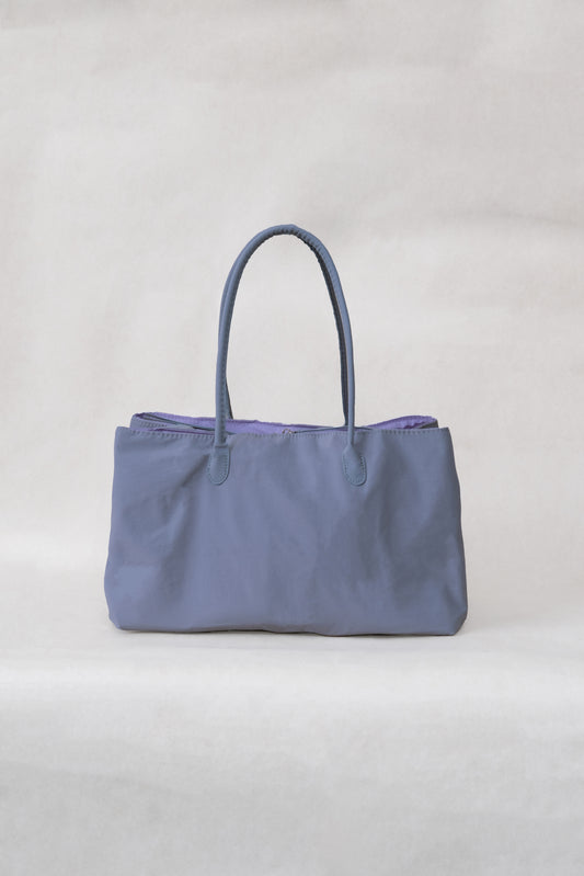 Essence Nylon Tote - Grey Purple
