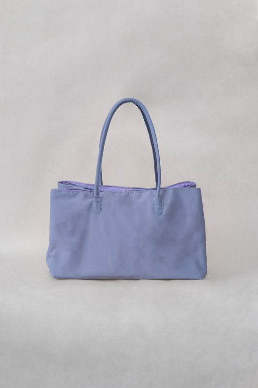 Essence Nylon Tote - Grey Purple