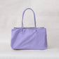 Essence Nylon Tote - Purple Grey