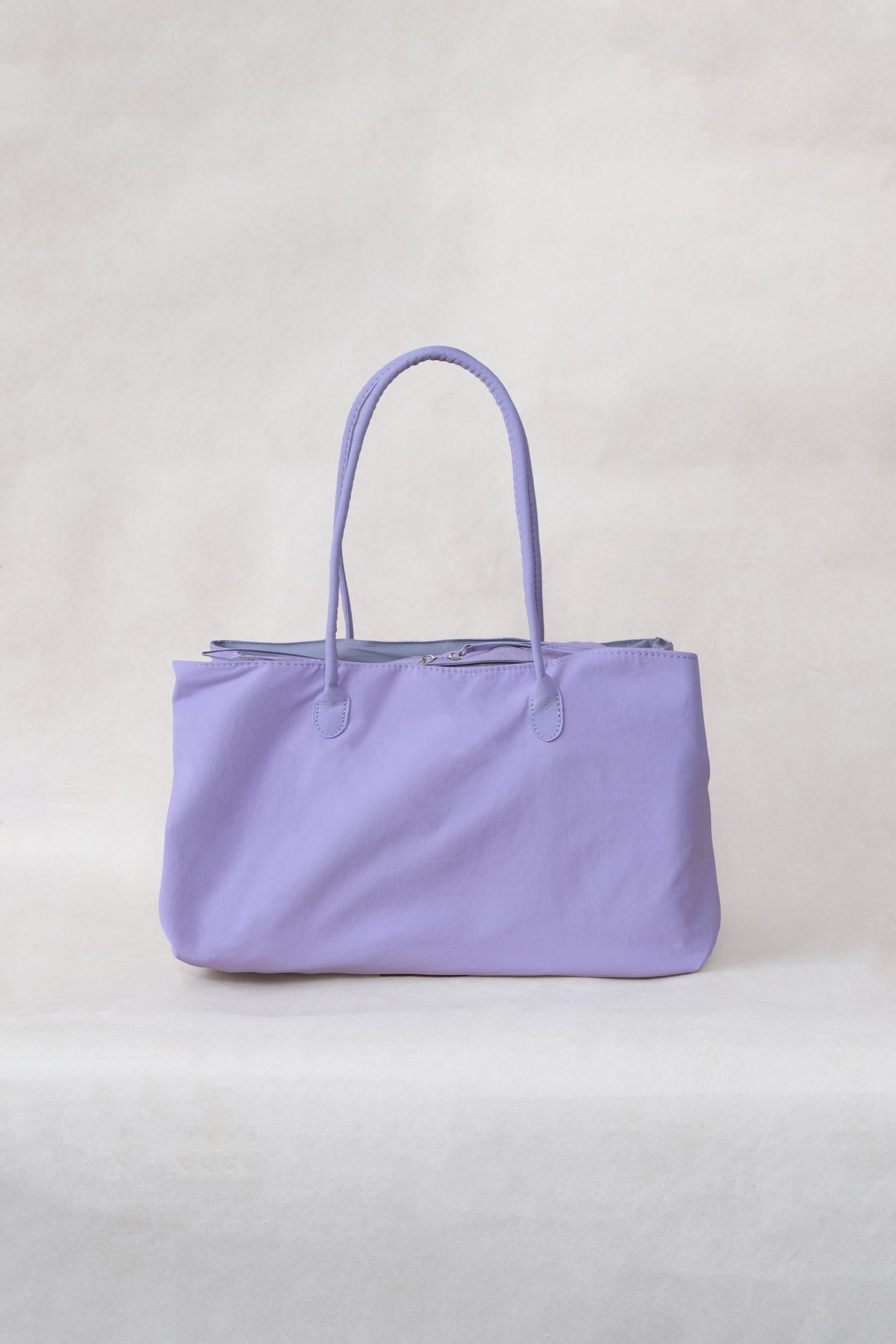 Essence Nylon Tote - Purple Grey
