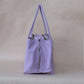 Essence Nylon Tote - Purple Grey