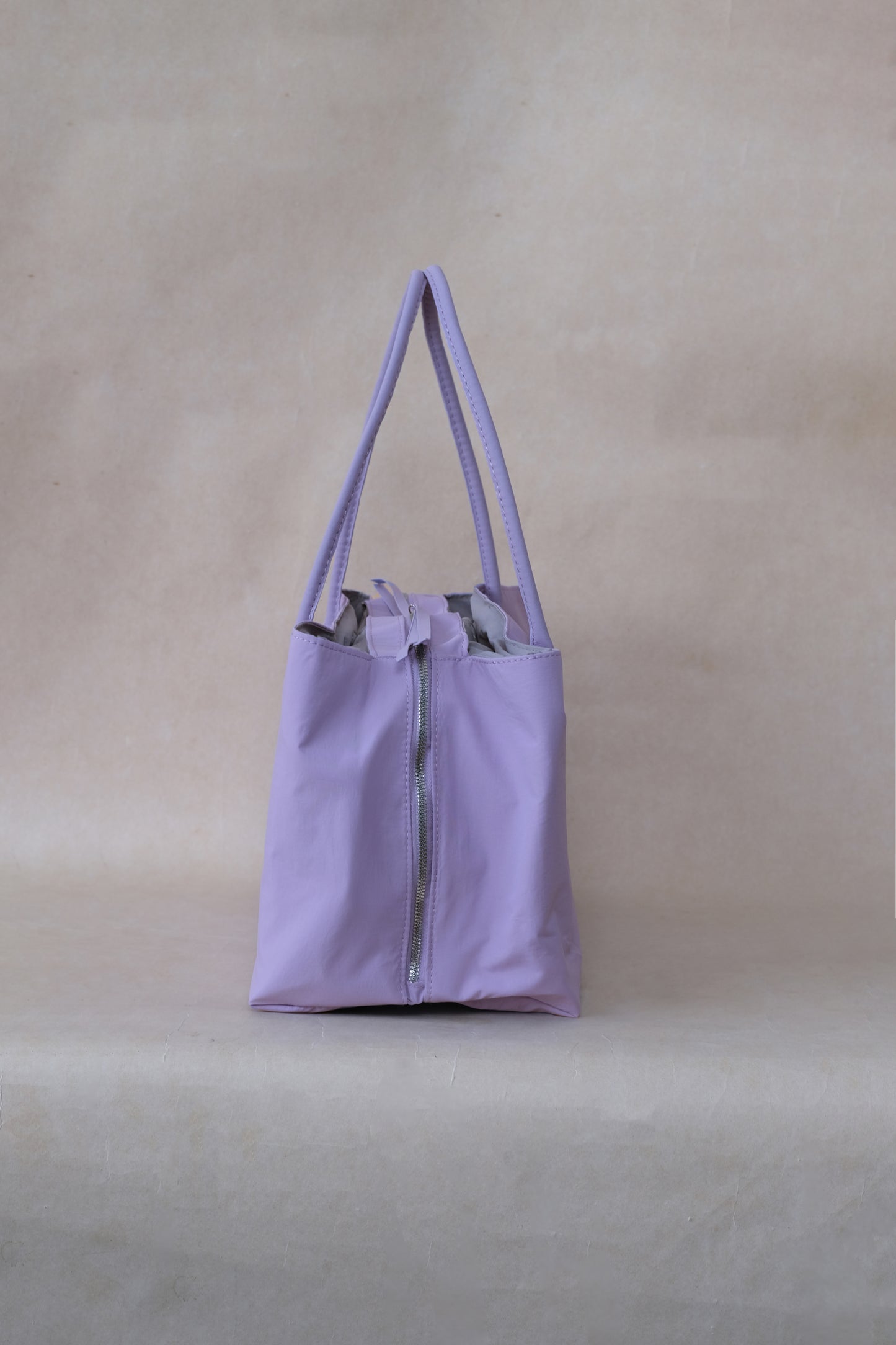 Essence Nylon Tote - Purple Grey