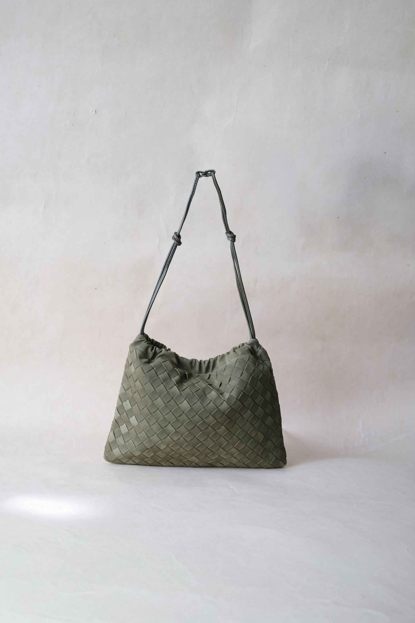 Artisan Cloud Satchel - Olive Green