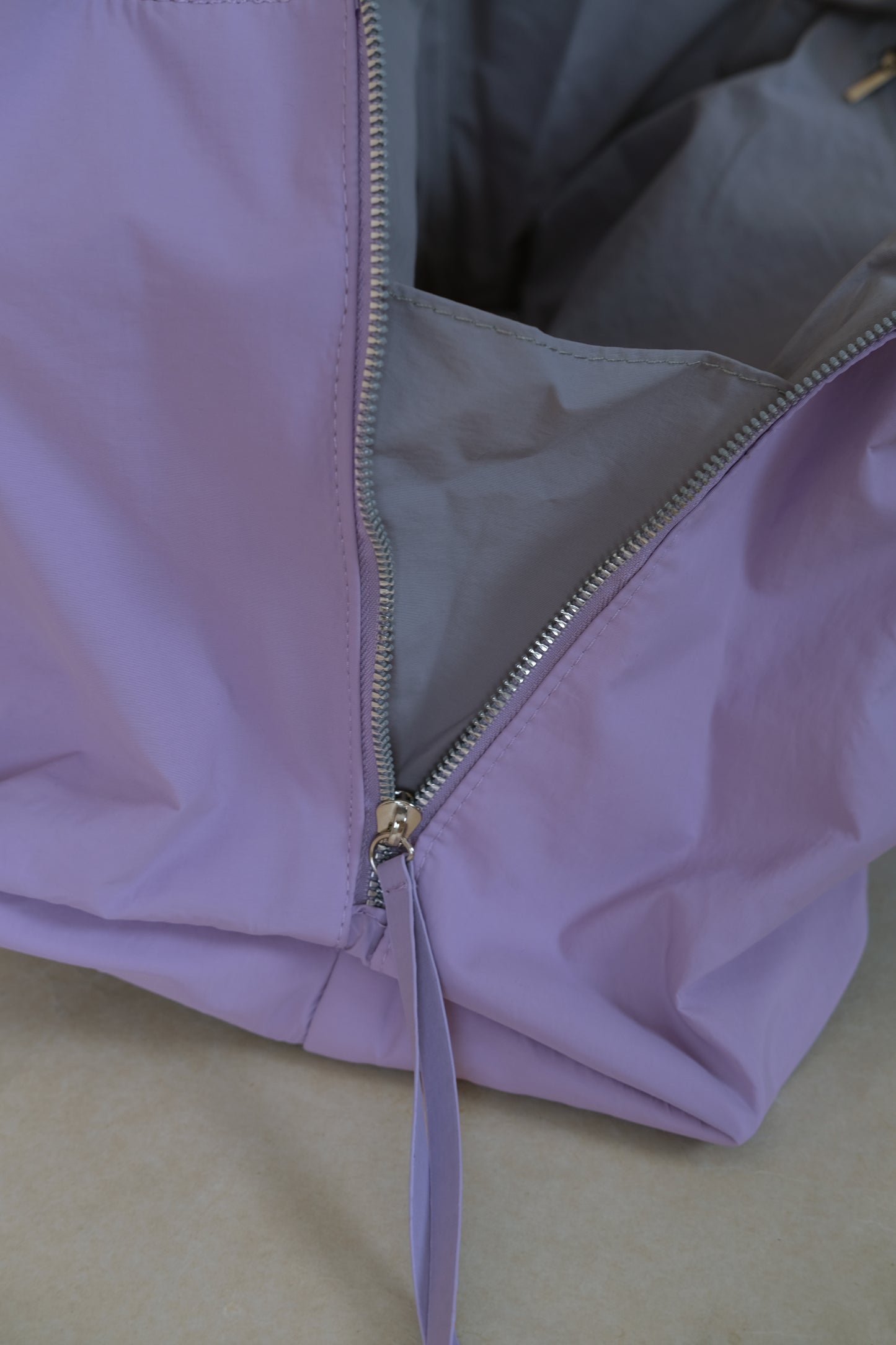 Essence Nylon Tote - Purple Grey