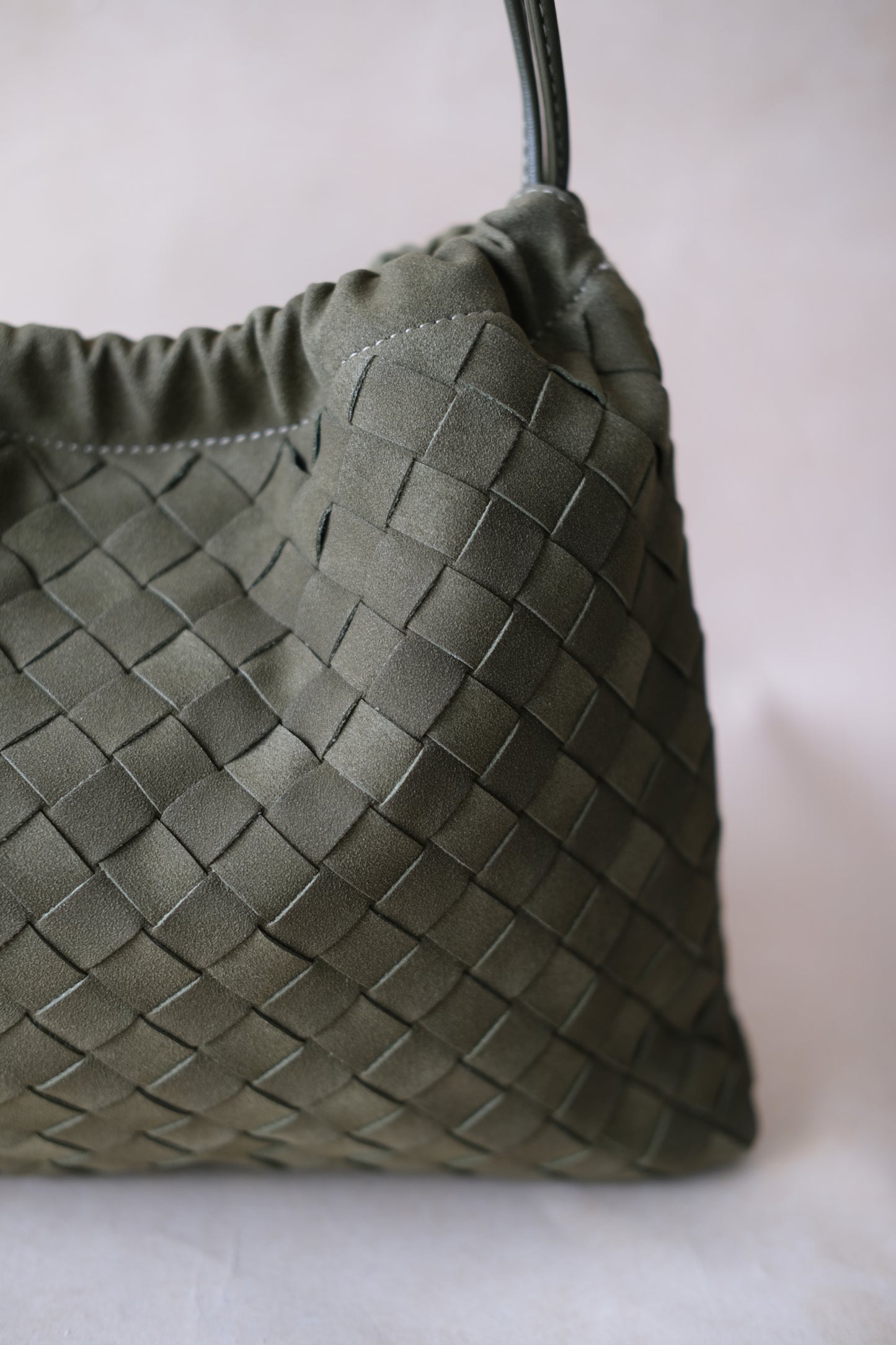 Artisan Cloud Satchel - Olive Green