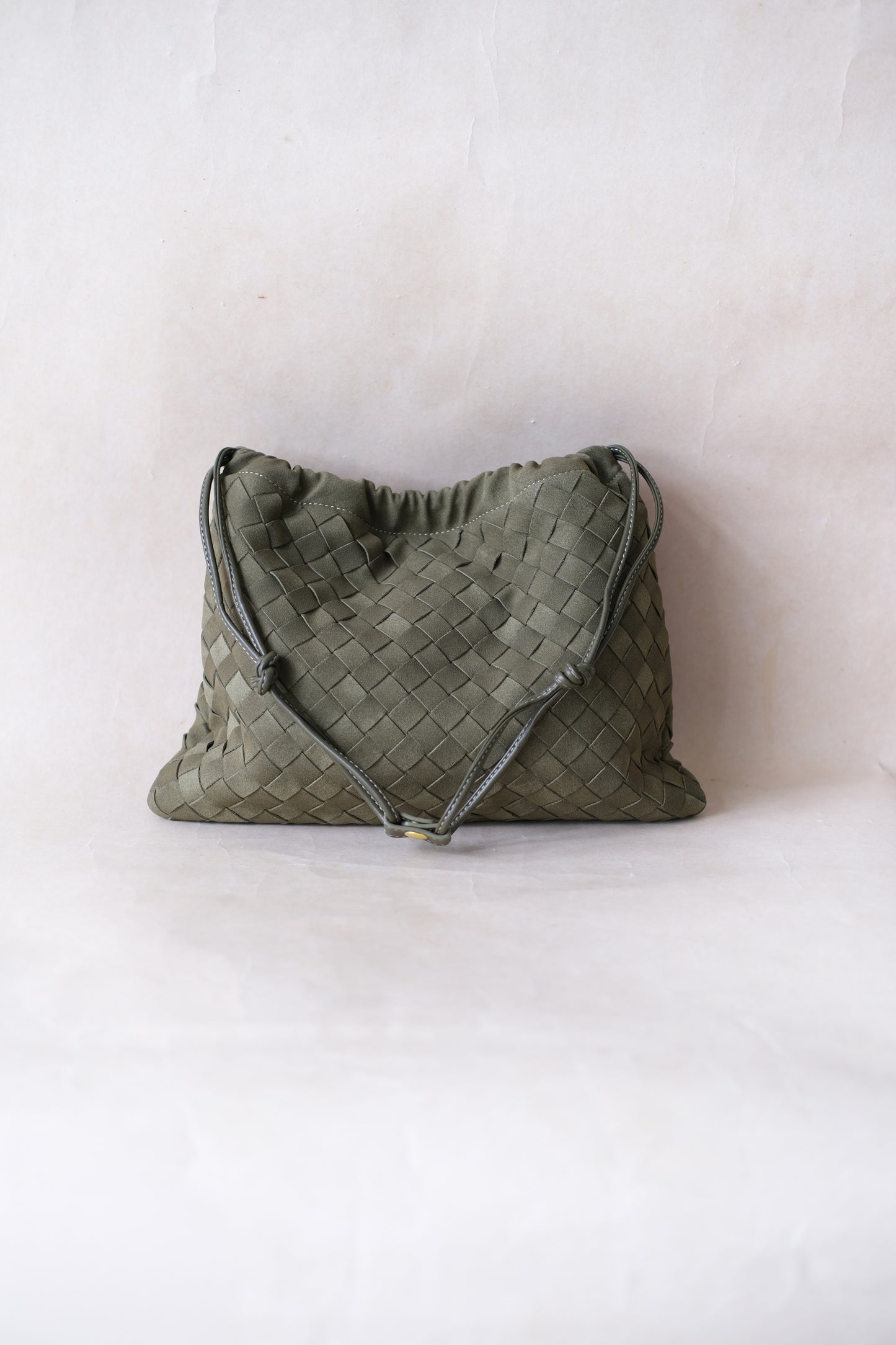 Artisan Cloud Satchel - Olive Green