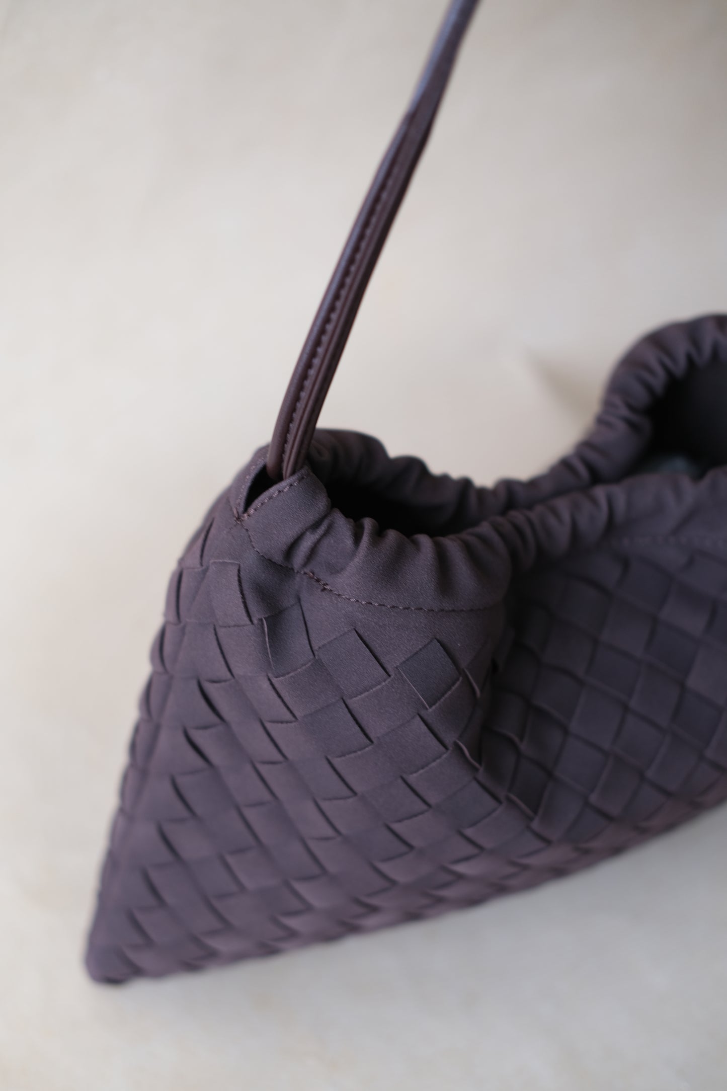 Artisan Cloud Satchel - Dark Chocolate