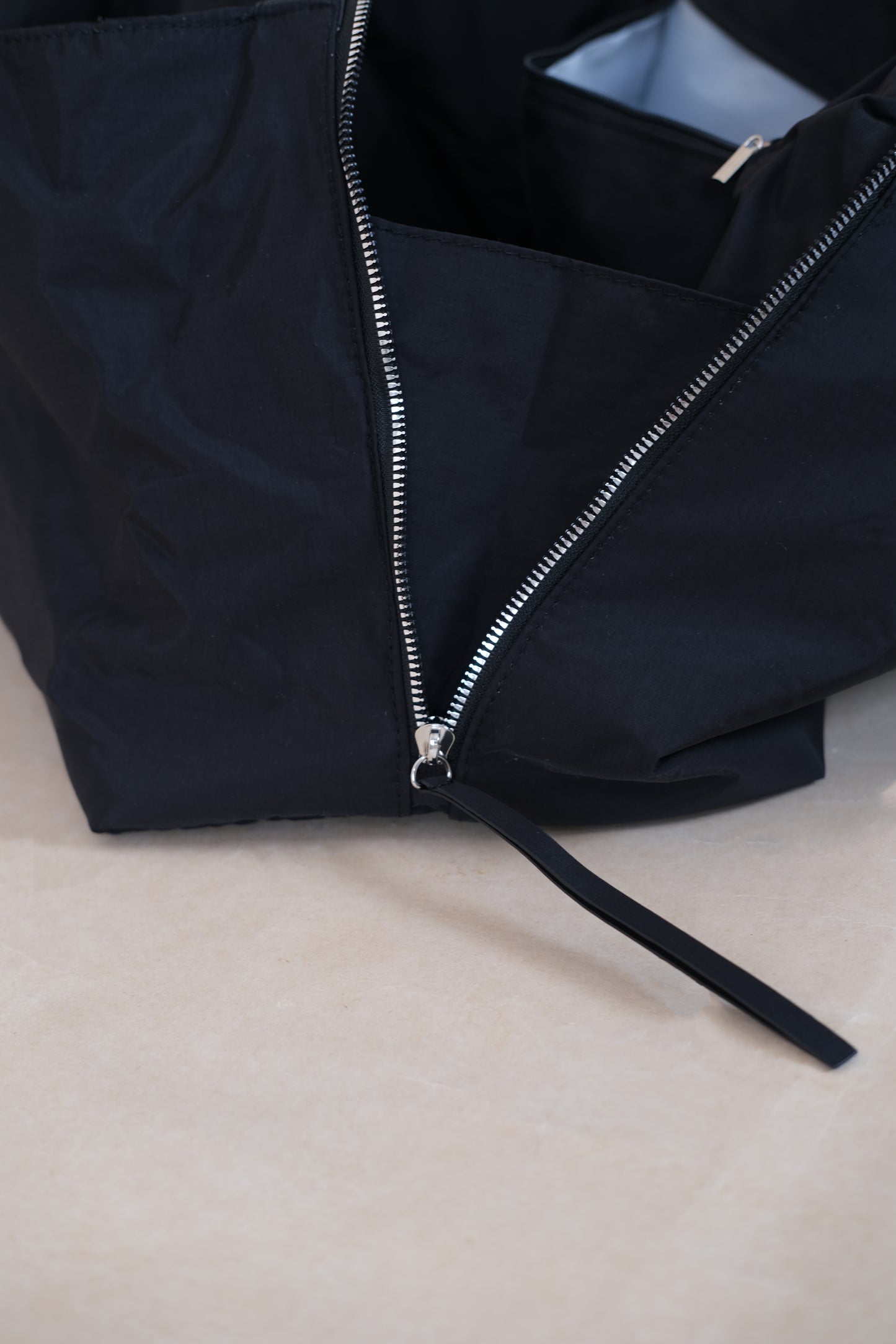 Essence Nylon Tote - Black