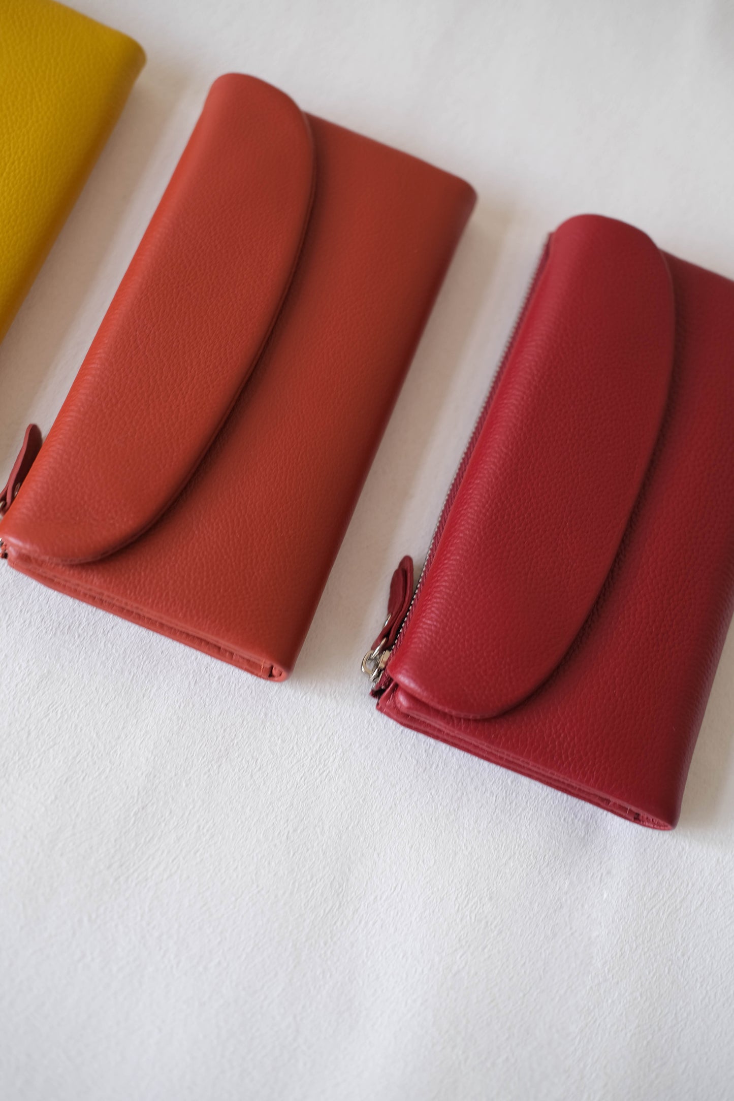 Aurora Classic Long Wallet - Dark Red