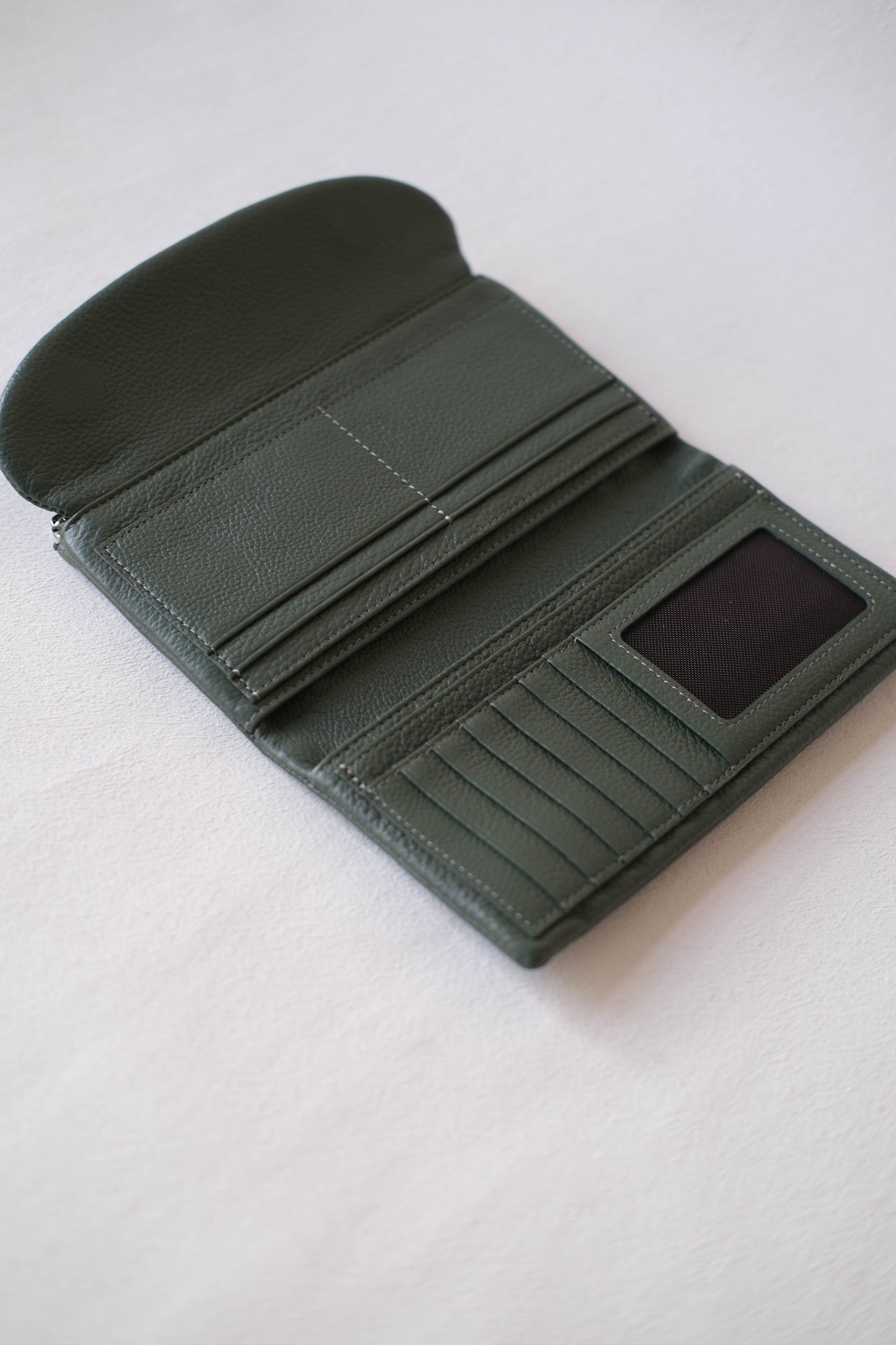 Aurora Classic Long Wallet - Light Green