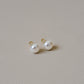 Pearl Stud Earrings 925 Sterling Silver Needle