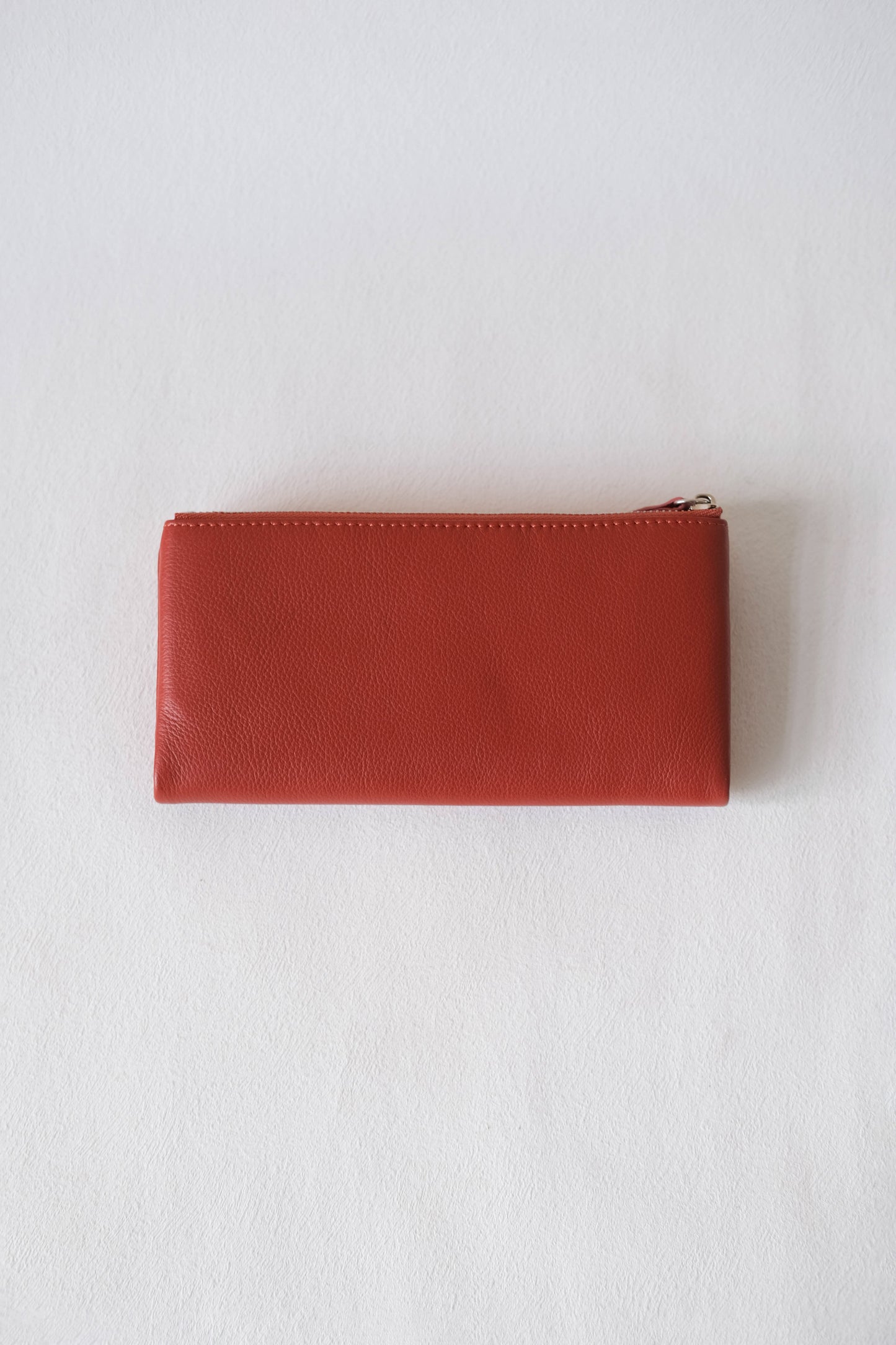 Aurora Classic Long Wallet - Brick Red