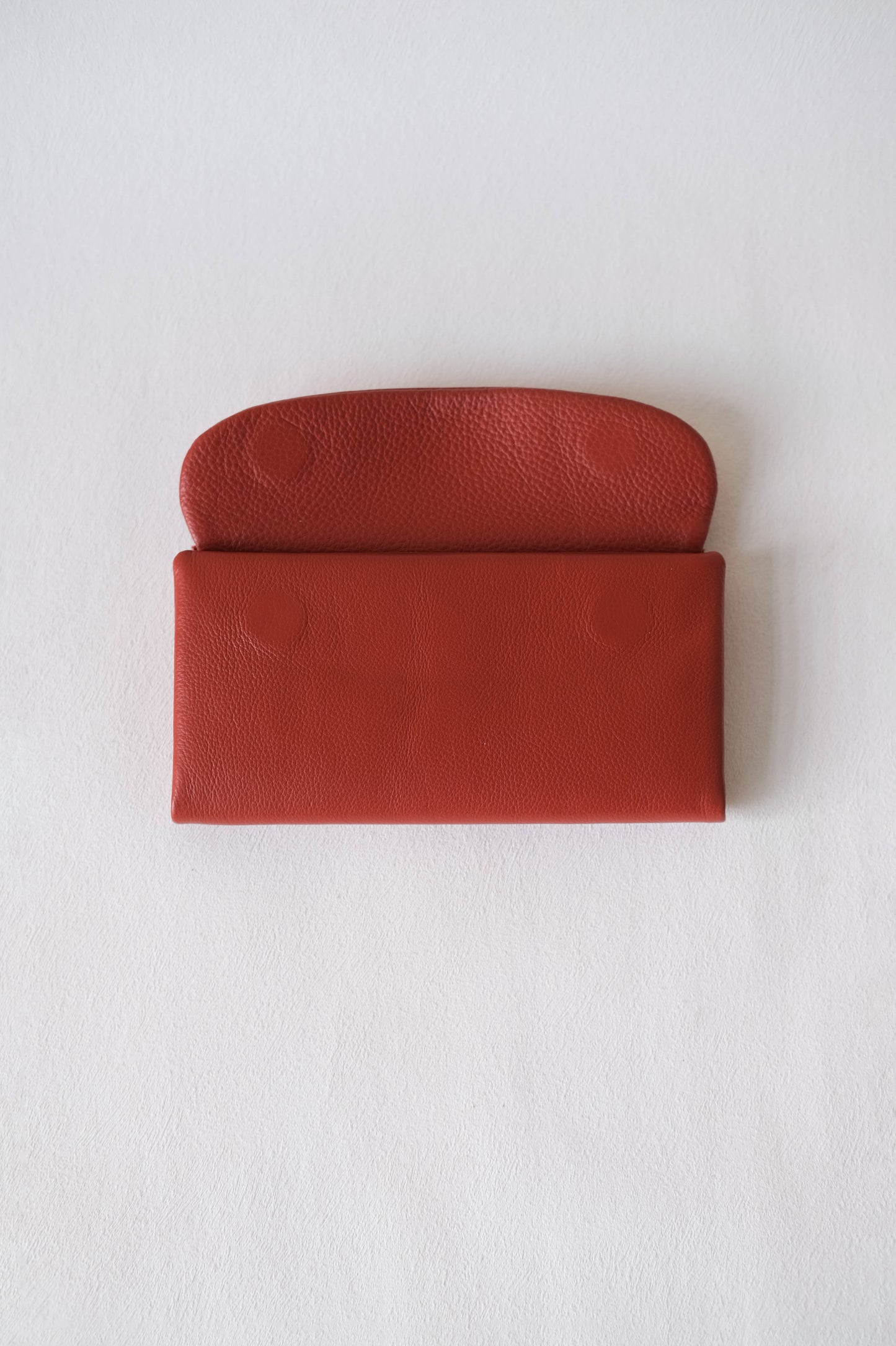 Aurora Classic Long Wallet - Brick Red