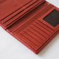Aurora Classic Long Wallet - Brick Red