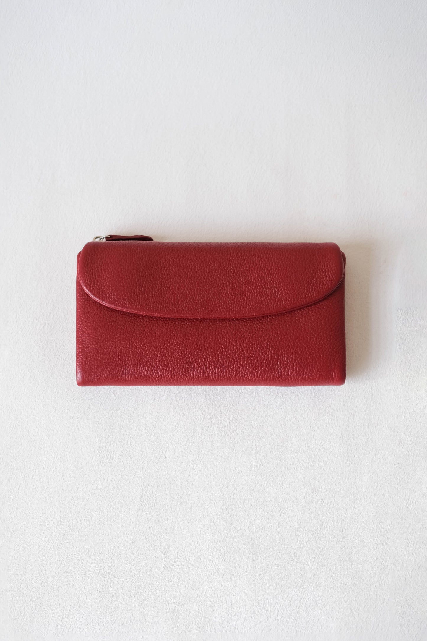 Aurora Classic Long Wallet - Dark Red