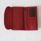 Aurora Classic Long Wallet - Dark Red