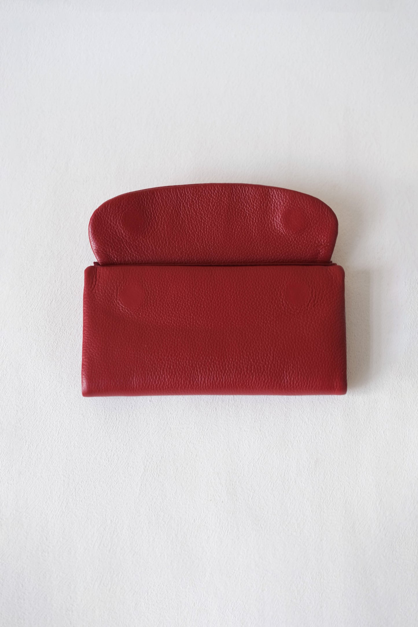 Aurora Classic Long Wallet - Dark Red