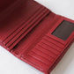 Aurora Classic Long Wallet - Dark Red