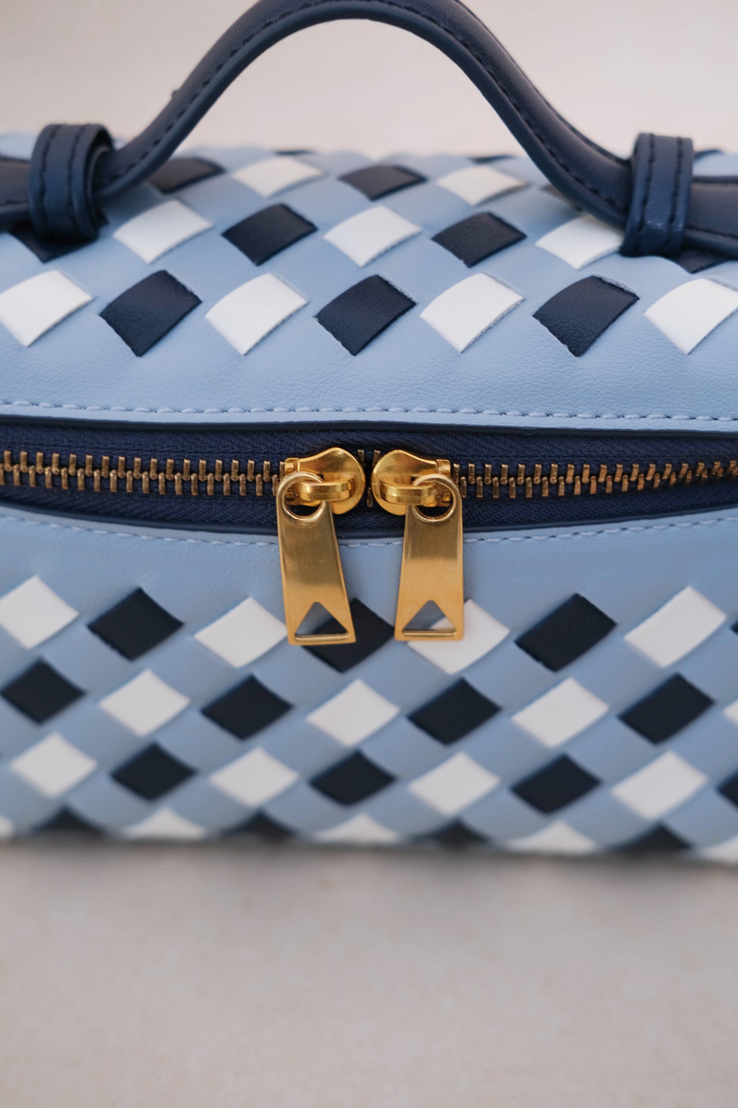 Artisan Aurelia Mini Box - Blue & White Gingham