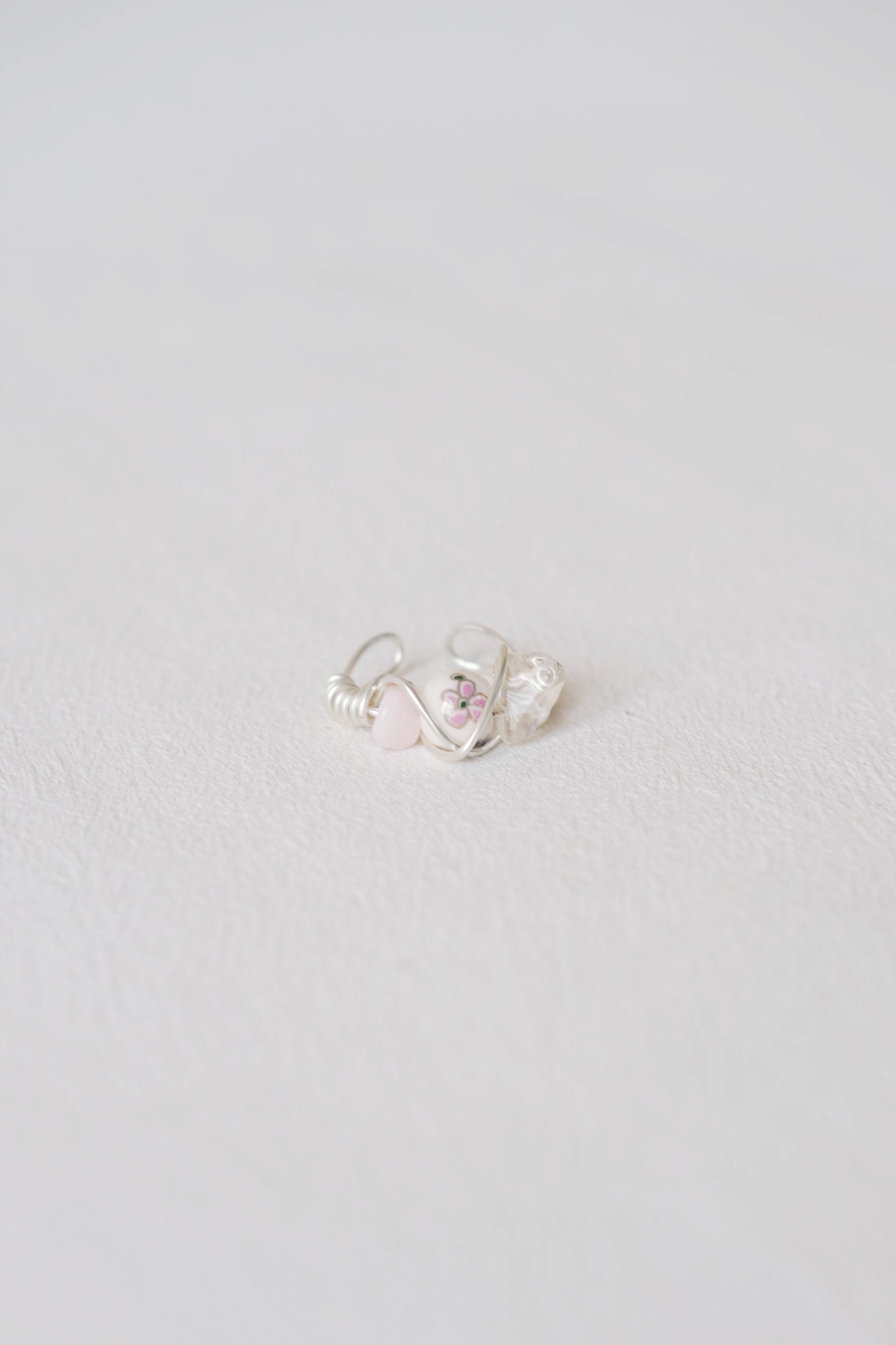 Éclat Crystal Ring - Pink