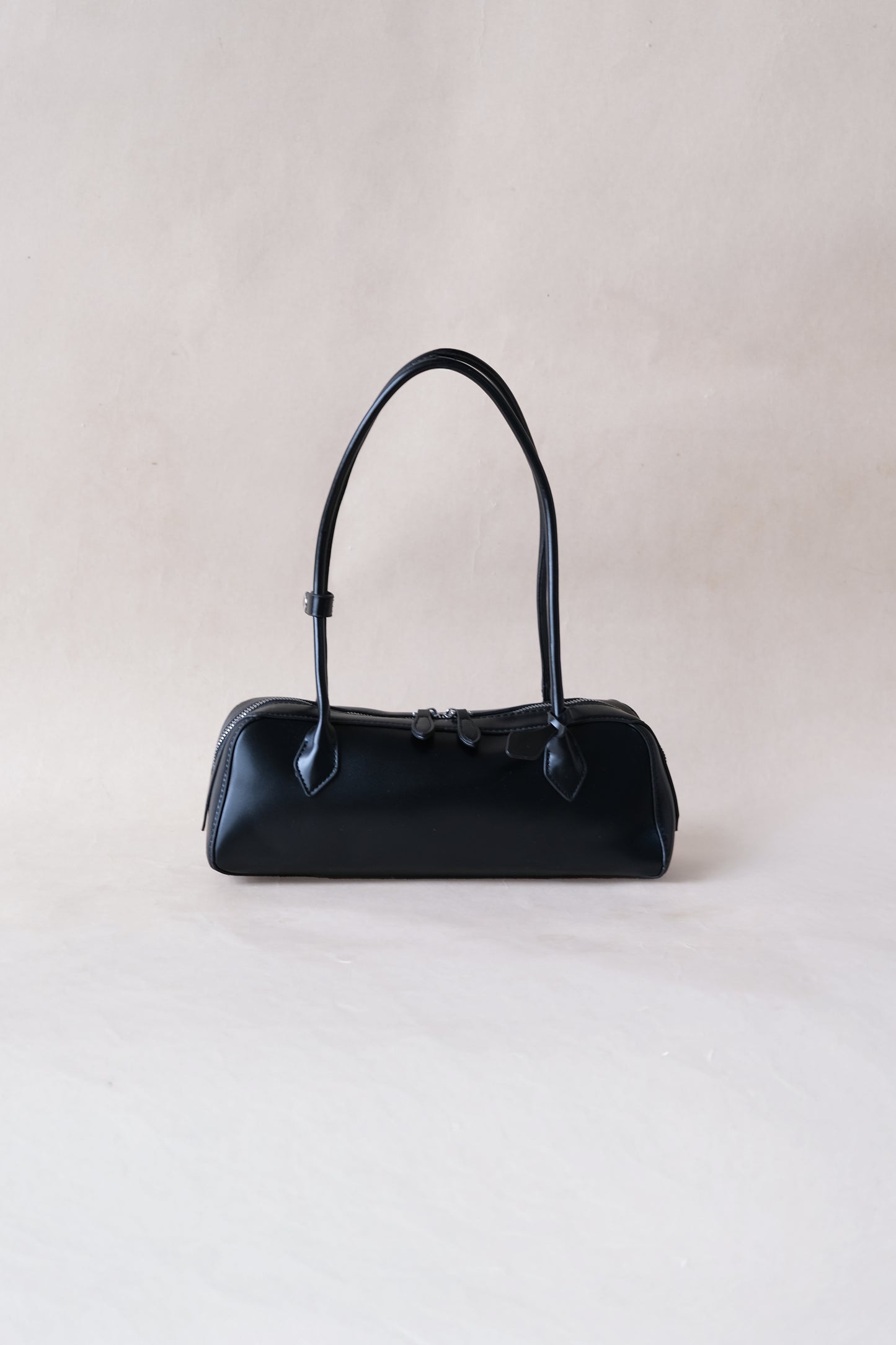 Clémence Shoulder Baguette - Classic Black