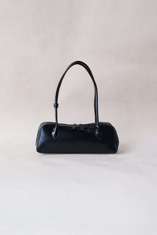 Clémence Shoulder Baguette - Classic Black