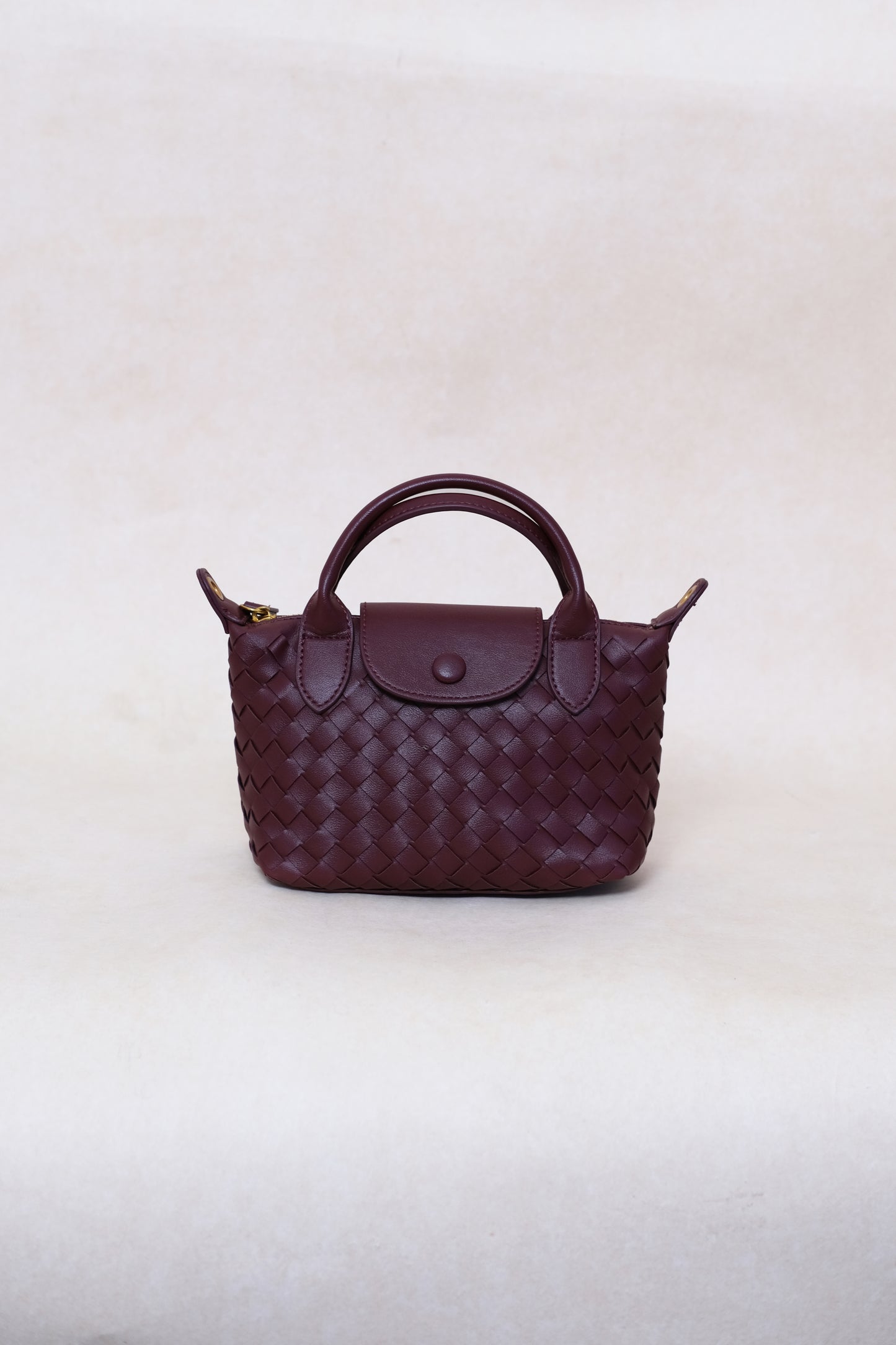 Artisan Véra Mini Carry Bag - Shinny Wine Red