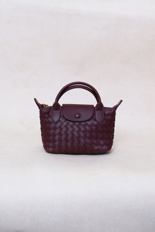 Artisan Véra Mini Carry Bag - Shinny Wine Red