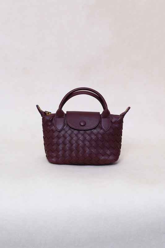 Artisan Véra Mini Carry Bag - Shinny Wine Red