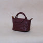Artisan Véra Mini Carry Bag - Shinny Wine Red