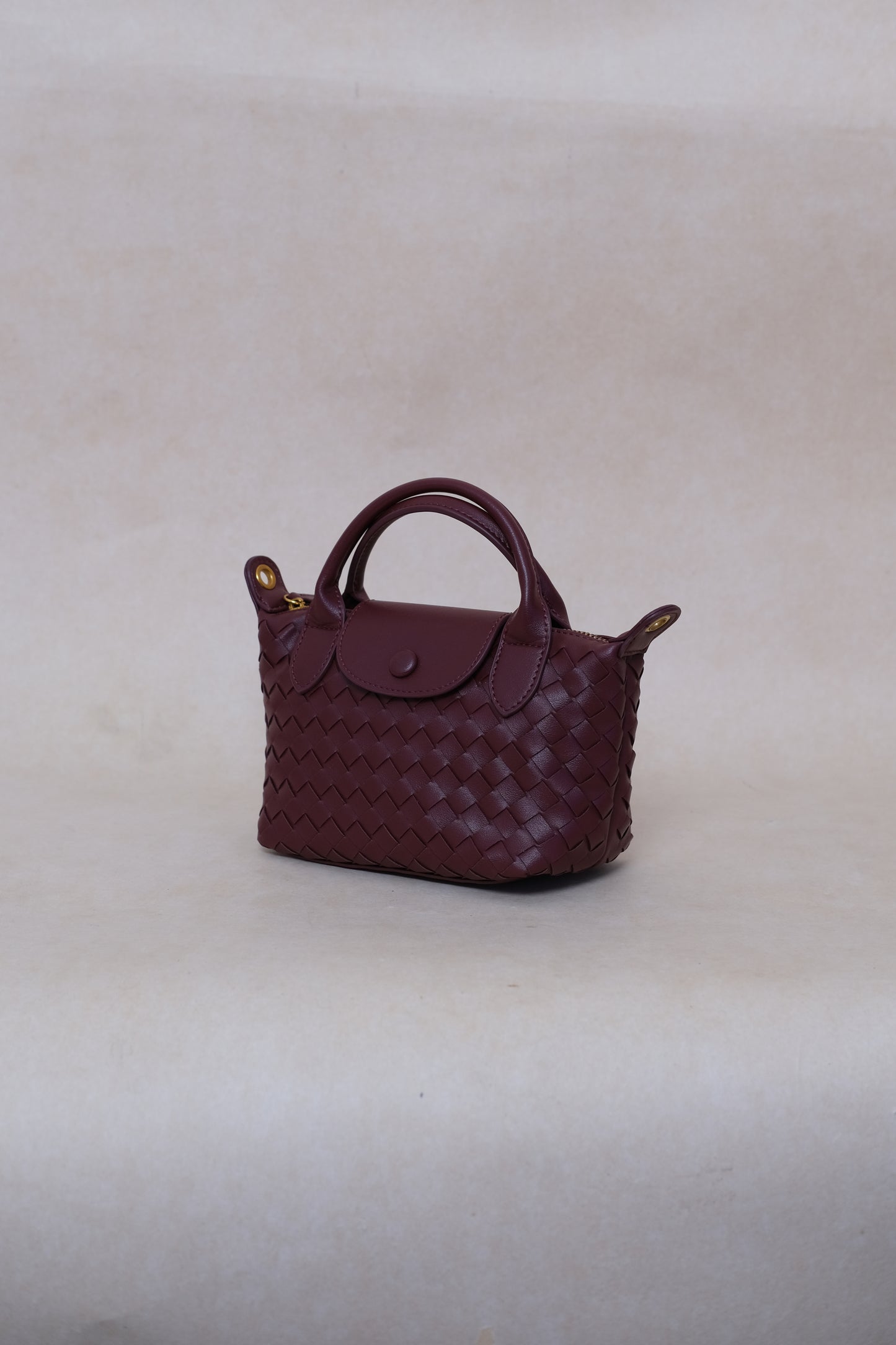 Artisan Véra Mini Carry Bag - Shinny Wine Red
